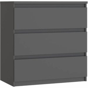 Kommode CHELSEA  Grau Anthrazit 77,2 x 42,2 x 79,9 cm