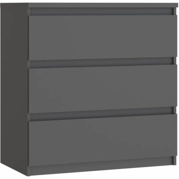Kommode CHELSEA  Grau Anthrazit 77,2 x 42,2 x 79,9 cm