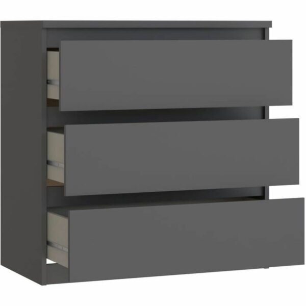 Kommode CHELSEA  Grau Anthrazit 77,2 x 42,2 x 79,9 cm – Bild 5
