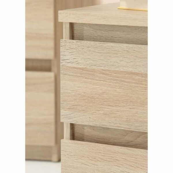 Schubladenschrank Chelsea 111,9 x 100,7 x 77 cm Braun – Bild 3
