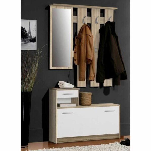 Möbel-Set-Set Pili Weiß 97,5 x 180 x 25 cm – Bild 3