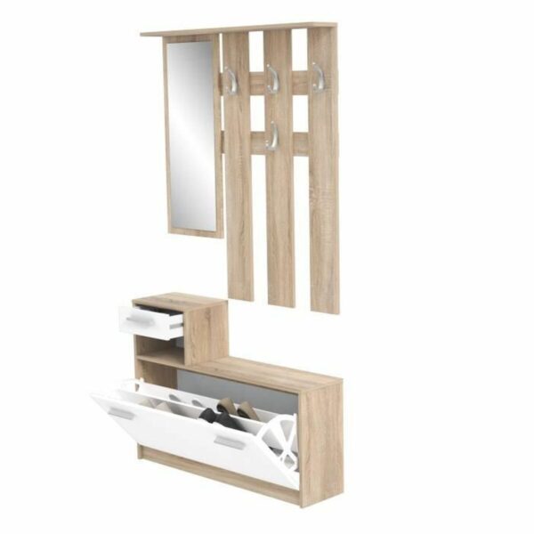 Möbel-Set-Set Pili Weiß 97,5 x 180 x 25 cm – Bild 5