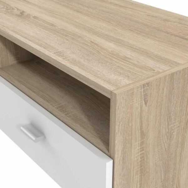 TV-Möbel 95 x 34,6 x 35,8 cm Weiß – Bild 4