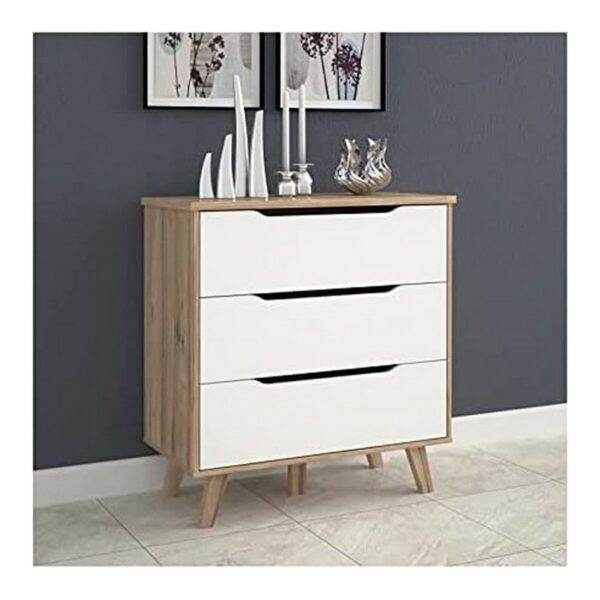 Schubladenschrank Vankka Holz Eg (80 x 42 x 86,3 cm) – Bild 2