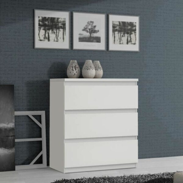 Schubladenschrank Chelsea Weiß 77,2 x 100,7 x 77 cm – Bild 2