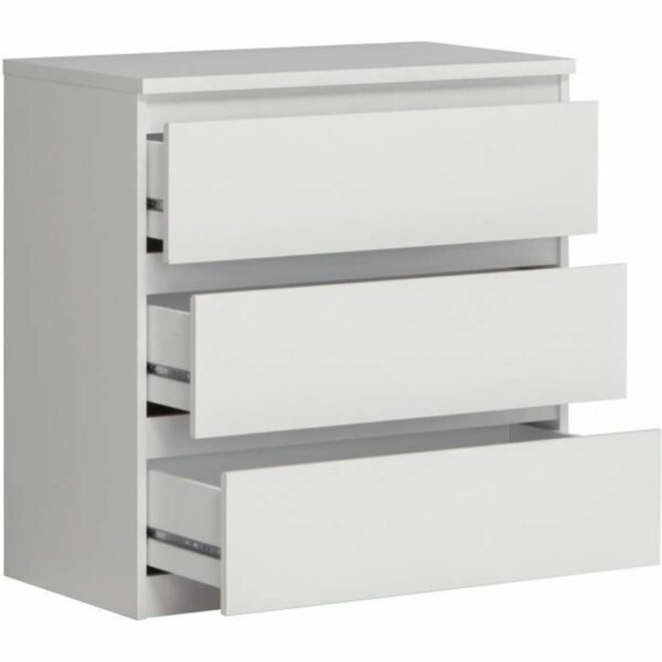 Schubladenschrank Chelsea Weiß 77,2 x 100,7 x 77 cm – Bild 3