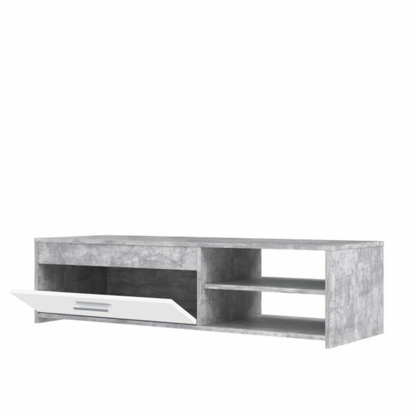 TV-Möbel Hellgrau (120 x 42,1 x 31,8 cm) – Bild 4