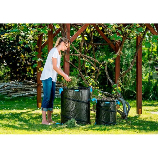 Gartenabfallsack Cellfast Pop Up Nylon Stahl 40 x 40 x 48 cm Biegsam – Bild 3
