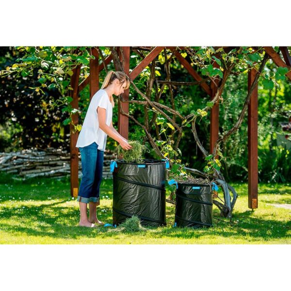 Gartenabfallsack Cellfast Pop Up Nylon Stahl 56 x 56 x 70 cm Biegsam – Bild 3