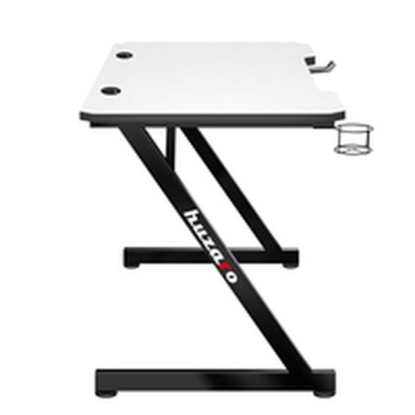 Schreibtisch Huzaro Hero 2.5 Weiß Schwarz Aluminium 120 x 60 cm – Bild 5