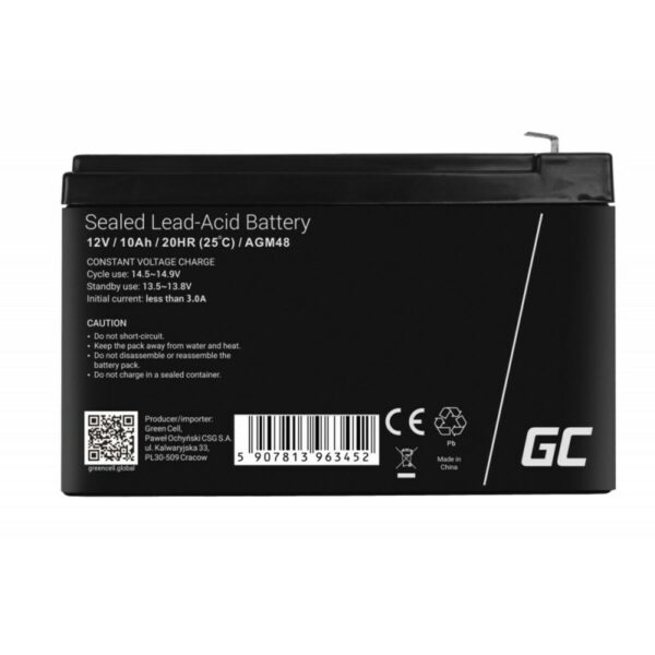 Batterie für Unterbrechungsfreies Stromversorgungssystem USV Green Cell AGM48 10 Ah 12 V – Bild 4