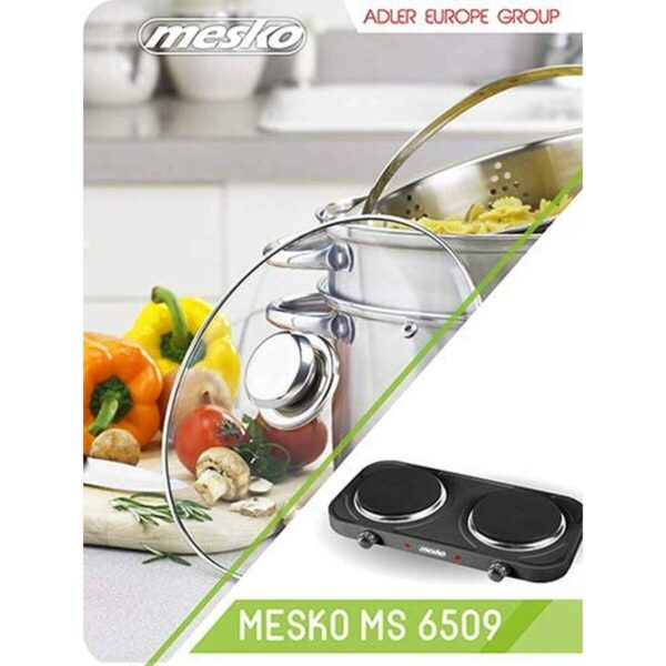 Elektrische Heizplatte Adler MS 6509 Schwarz 2000 W – Bild 6