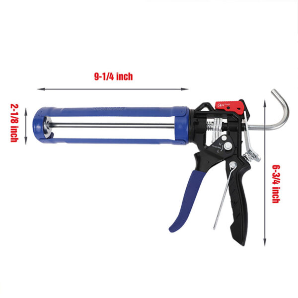 Silikonspritze Workpro Blau Schwarz 230 mm – Bild 5