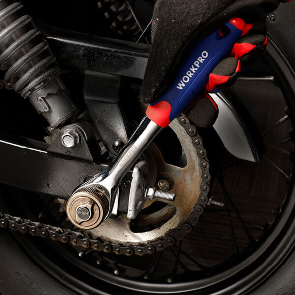 Ratschenschlüssel Workpro Double Drive 3/8" – Bild 5