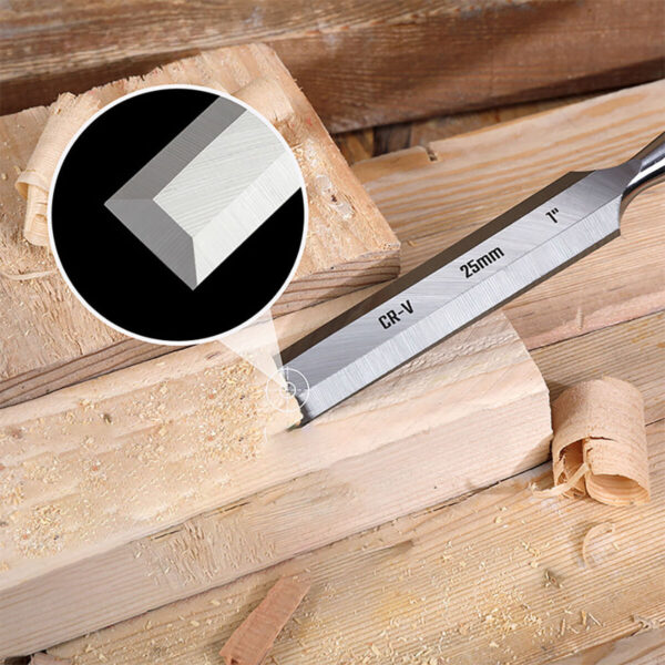 Meißelset Workpro Chrom-Vanadium-Stahl 3 Stücke – Bild 8