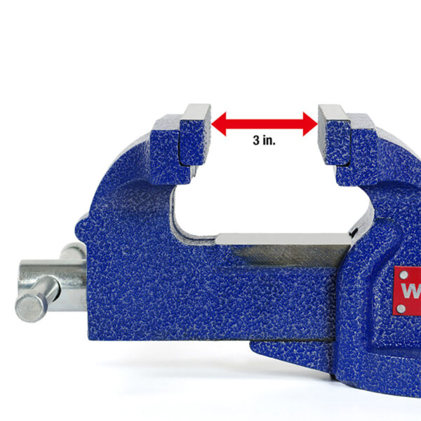 Schraubstock mit Saugfuß Workpro 100 mm – Bild 3