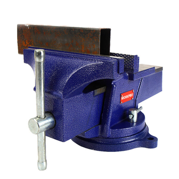 Schraubstock mit Saugfuß Workpro 100 mm – Bild 2