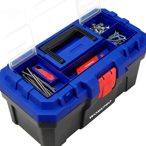 Werkzeugkasten Workpro PVC Kunststoff 41 x 23 x 20,5 cm – Bild 4