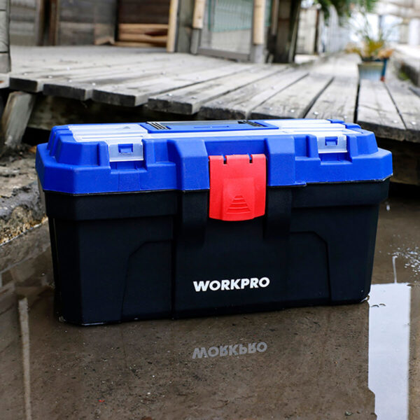 Werkzeugkasten Workpro PVC Kunststoff 41 x 23 x 20,5 cm – Bild 6