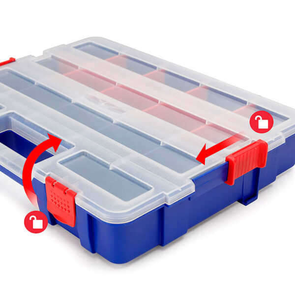 Box mit Fächern Workpro Polypropylen 38,2 x 30 x 6,2 cm 18 Fächer – Bild 5