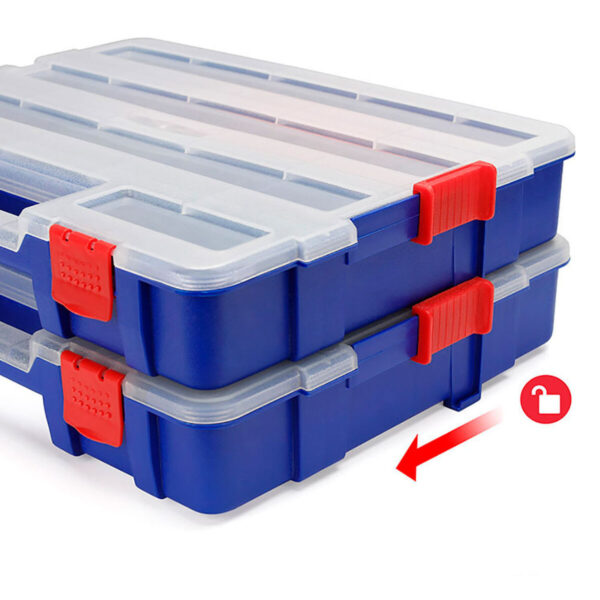 Box mit Fächern Workpro Polypropylen 38,2 x 30 x 6,2 cm 18 Fächer – Bild 6