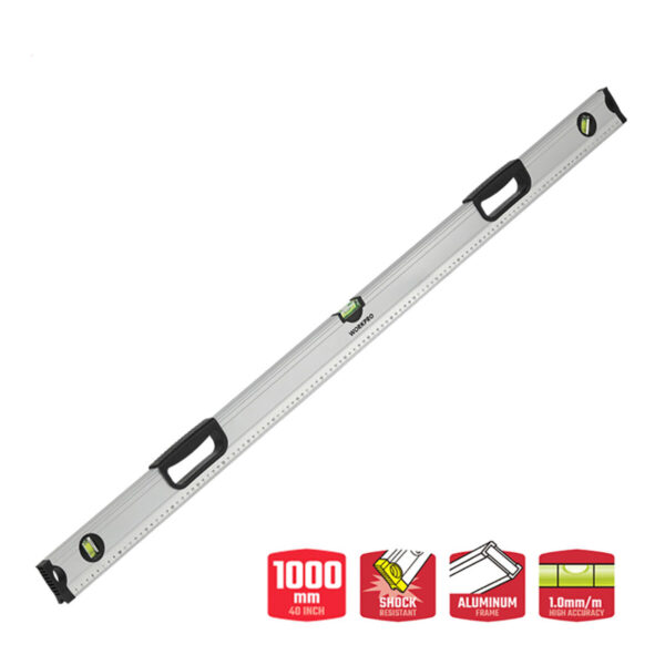 Wasserwaage Workpro Aluminium 100 cm – Bild 2
