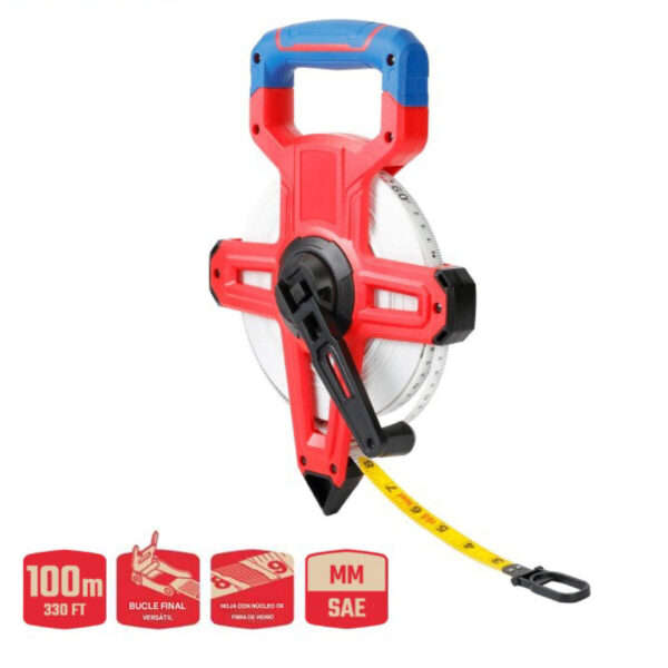 Massband Workpro Fiberglas (100 m) – Bild 2