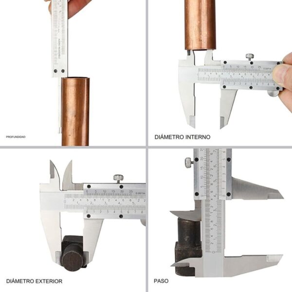 Kaliber Workpro Vernier Aluminium 0,02 mm – Bild 6