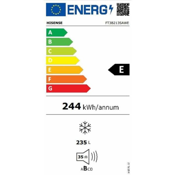 Gefrierschrank Hisense FT3B213SAWE Weiß 235 L – Bild 3