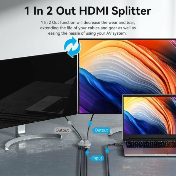 HDMI-Kommutator Vention AKPH0 Grau 1 m – Bild 3