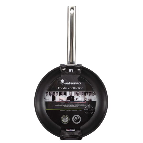 Pfanne Masterpro Q2529 Schwarz Ø 30 cm Geschmiedetes Aluminium – Bild 4