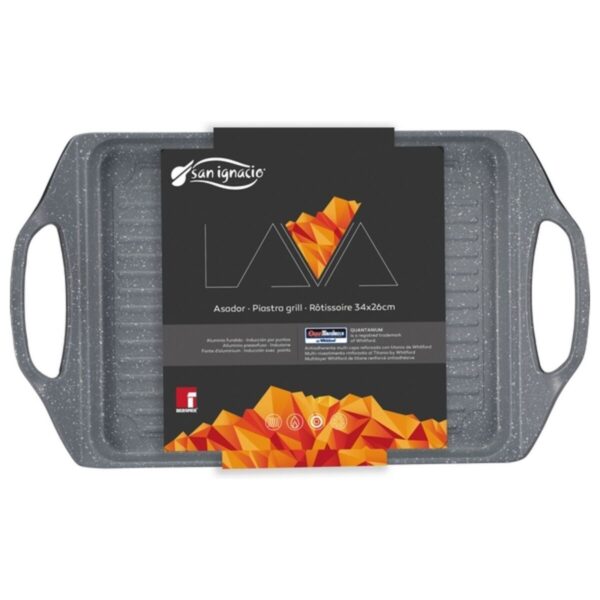 Grill San Ignacio Lava Aluminium 45 x 27 cm Grau – Bild 3