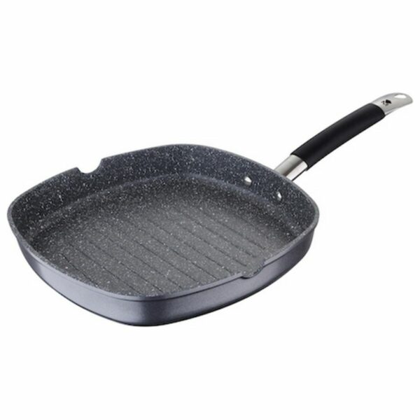 Grill Masterpro BGMP-3287-BK Aluminium Geschmiedetes Aluminium Ø 28 cm 28 x 28 x 4,5 cm (4 Stücke) – Bild 2