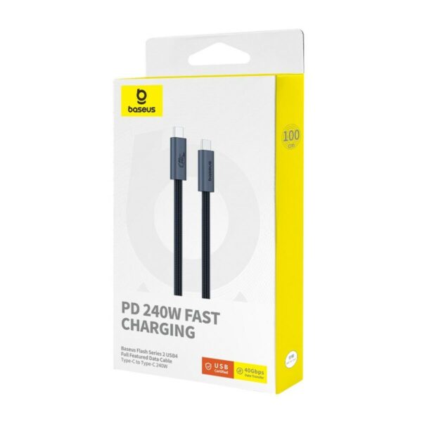 USB-C zu USB-C-Kabel Baseus P10311803111-00 Schwarz 1 m – Bild 7