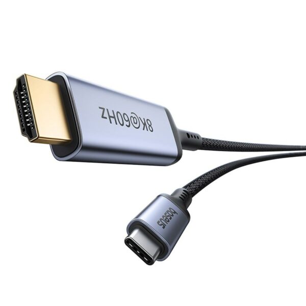 USB-C zu HDMI-Kabel Baseus B0063370G111-00 Schwarz 1,5 m – Bild 2