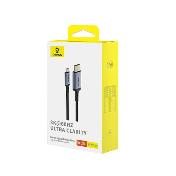 USB-C zu HDMI-Kabel Baseus B0063370G111-00 Schwarz 1,5 m – Bild 6