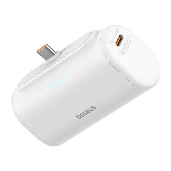 Powerbank Baseus P10068306213-00 Weiß 5000 mAh – Bild 3