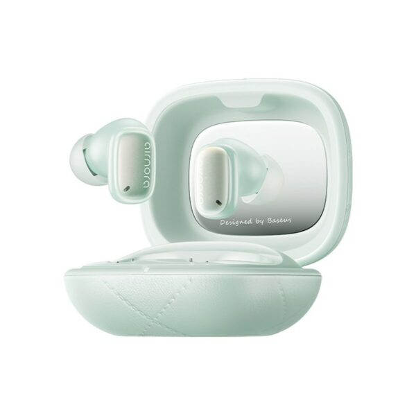 Kabellose Kopfhörer mit Ladebox Baseus AirNora 3 grün