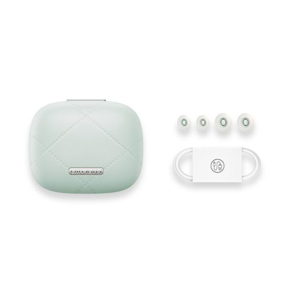 Kabellose Kopfhörer mit Ladebox Baseus AirNora 3 grün – Bild 7
