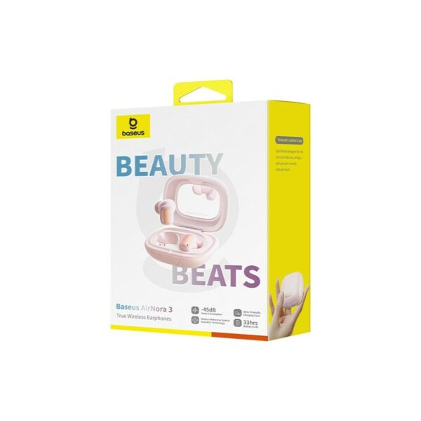 Kabellose Kopfhörer mit Ladebox Baseus AirNora 3 Rosa – Bild 8