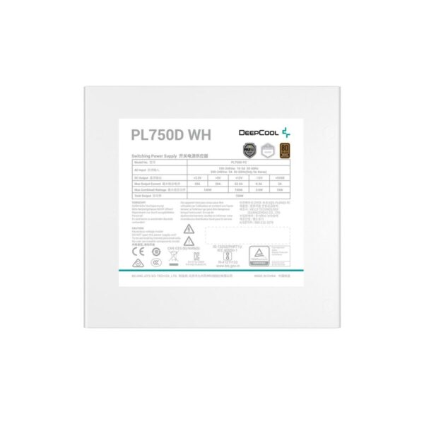 Stromquelle DEEPCOOL R-PL750D-FC0W-EU-V2 ATX 750 W 80 Plus Bronze RoHS WEEE – Bild 8