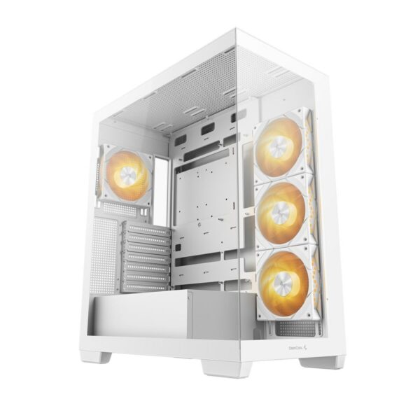 ATX Semi-Tower Gehäuse DEEPCOOL R-CG580-WHADA4-G-1 Weiß Bunt – Bild 2