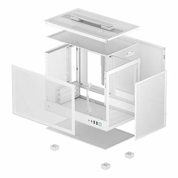 ATX Semi-Tower Gehäuse DEEPCOOL CH160 WH Weiß – Bild 4