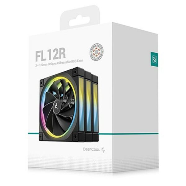 Box Ventilator DEEPCOOL R-FL12R-BKAPN3-G Ø 12 cm (3 Stück) – Bild 6