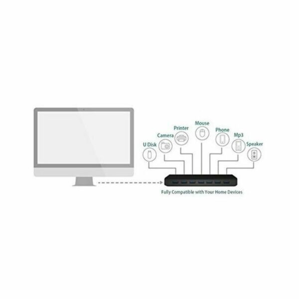 7-Port USB Hub TP-Link UH700 USB 3.0 Schwarz – Bild 4