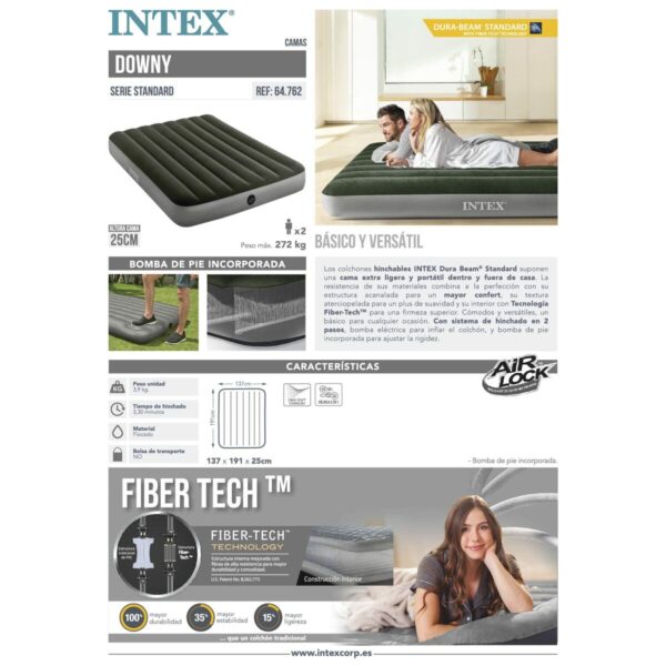 Luftmatratze Intex grün – Bild 2