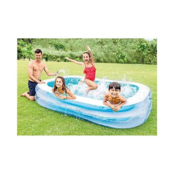 Aufblasbarer Pool Intex 56483 770 L (262 x 175 x 56 cm) Blau/Weiß 262 x 175 x 56 cm – Bild 3