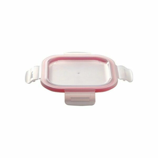 Lunchbox-Set Bergner Walking Anywhere Borosilikatglas cuadradas karriert 320 ml 520 ml 800 Seiten Rot – Bild 2