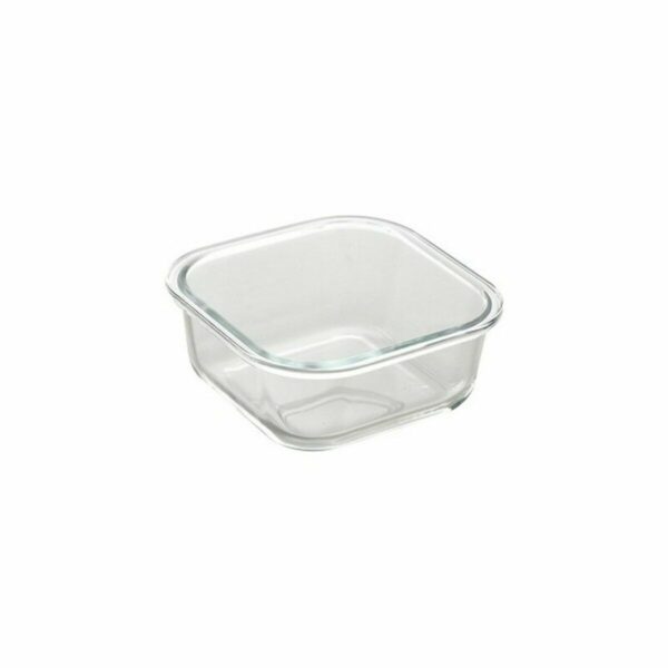 Lunchbox-Set Bergner Walking Anywhere Borosilikatglas cuadradas karriert 320 ml 520 ml 800 Seiten Rot – Bild 4