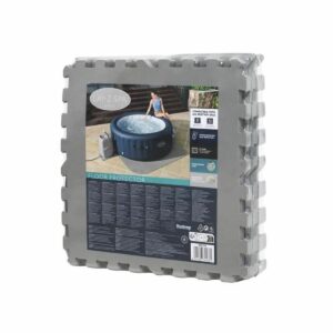 Schutzboden für abbaubare Pools Bestway Lay-Z-Spa 196 x 196 cm Grau Polyäthylen